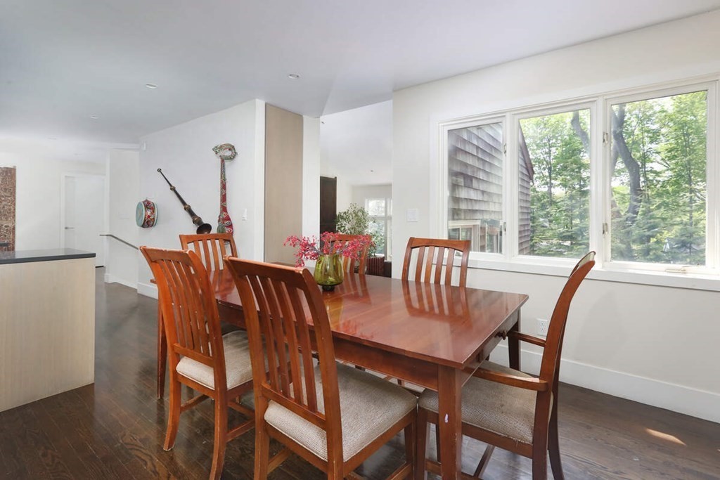 9 Avondale Road Newton, MA 02459 - Photo 5 of 23 a view of a dining room with furniture window and wooden floor