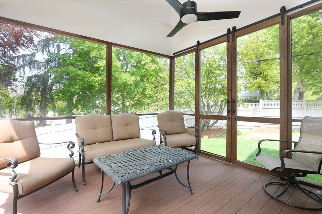 9 Avondale Road Newton, MA 02459 - Photo 6 of 23 a living room with furniture and a wooden floor