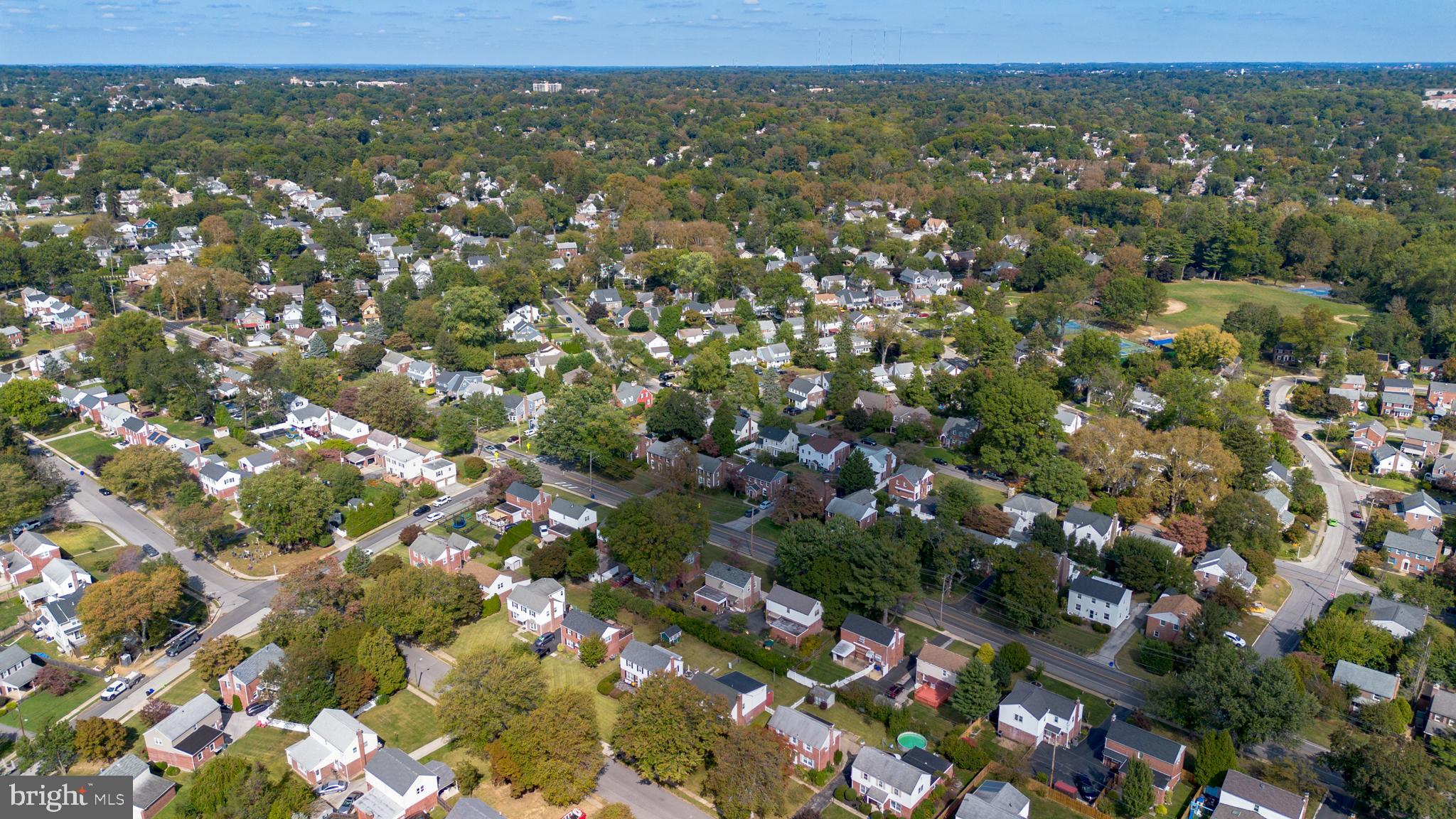 304 Earlington Road Havertown, PA 19083 - Photo 26 of 26 an aerial view of residential houses with city view
