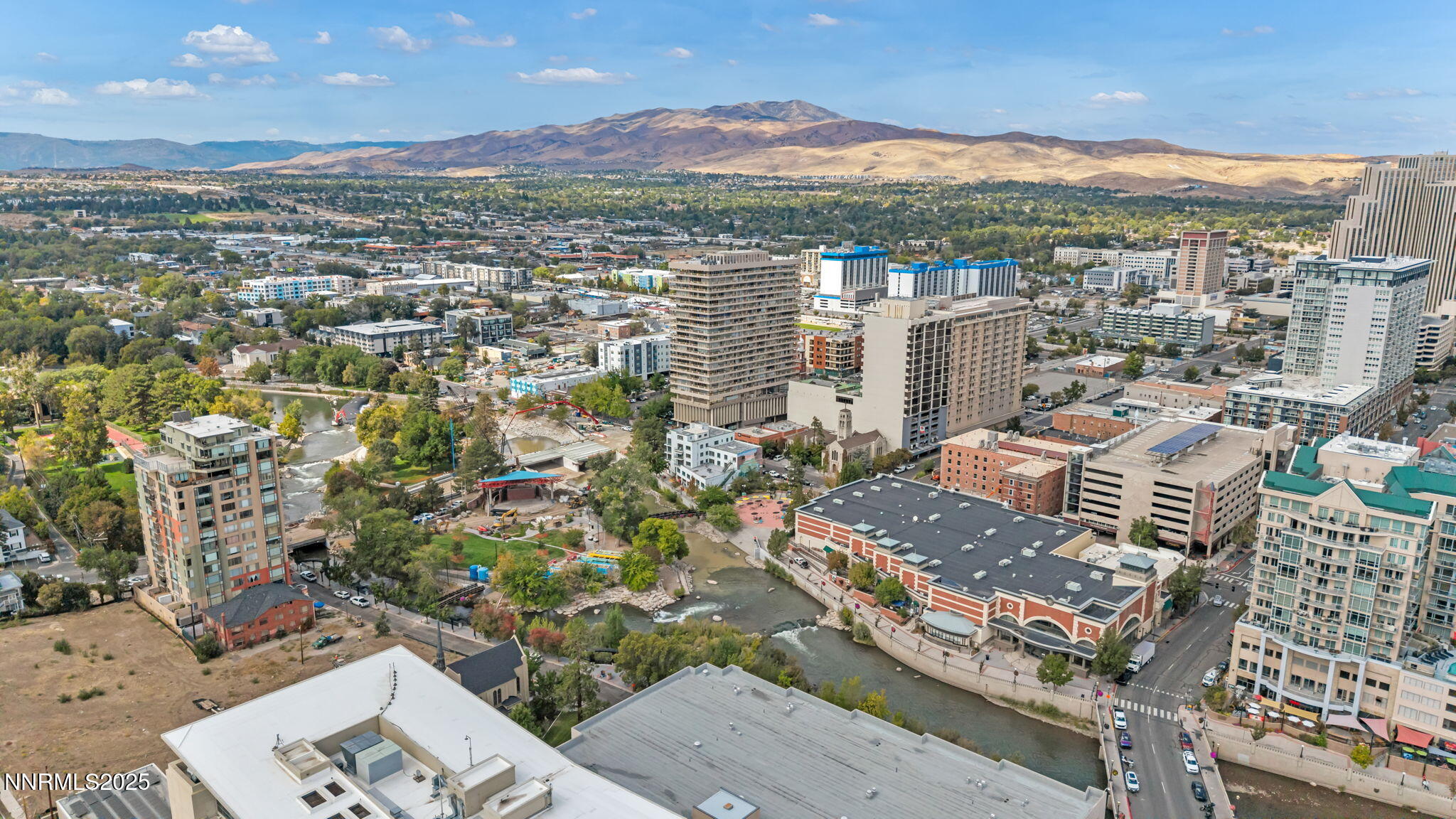 100 North Arlington Avenue, Unit 22C Reno, NV 89501 - Photo 24 of 34 an aerial view of a city with lots of residential buildings