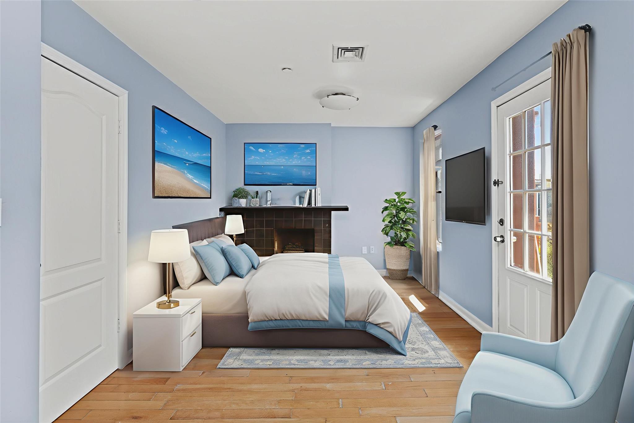 626 Madison Street Brooklyn, NY 11221 - Photo 36 of 42 Bedroom featuring light wood-style flooring, multiple windows, and baseboards