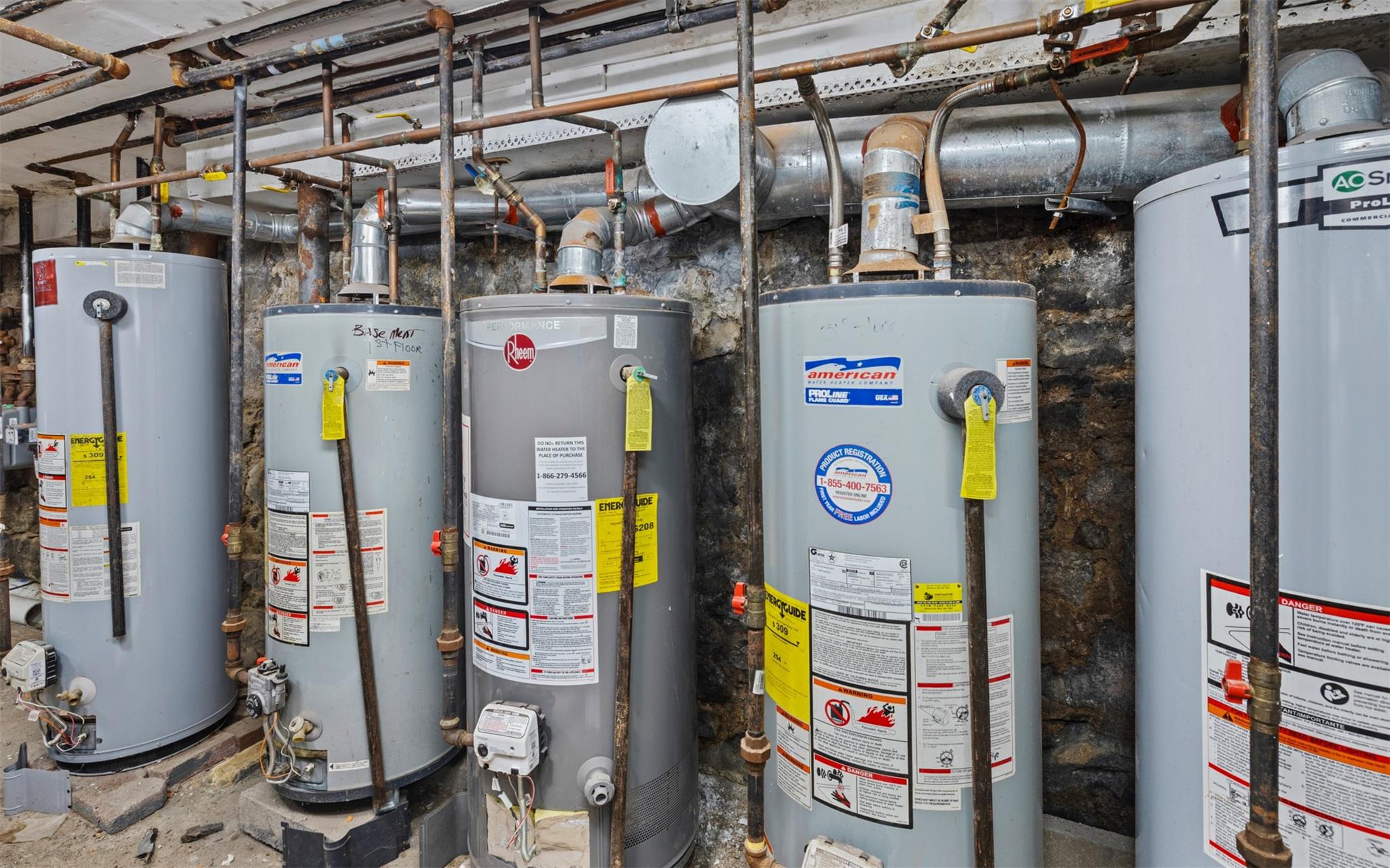 626 Madison Street Brooklyn, NY 11221 - Photo 38 of 42 Utilities featuring gas water heater