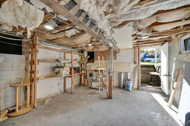 a view of storage and utility room