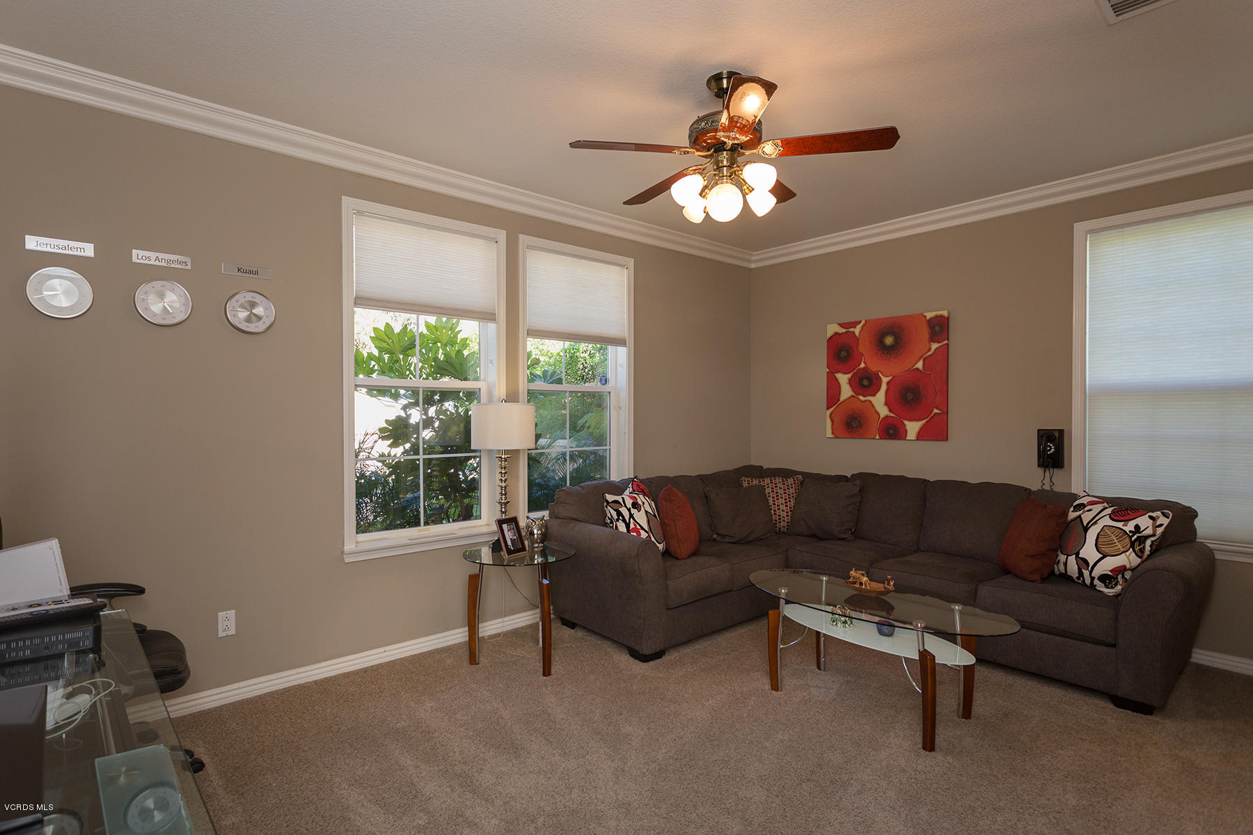 558 Rustic Hills Drive Simi Valley, CA 93065 - Photo 22 of 50 a living room with furniture and a large window