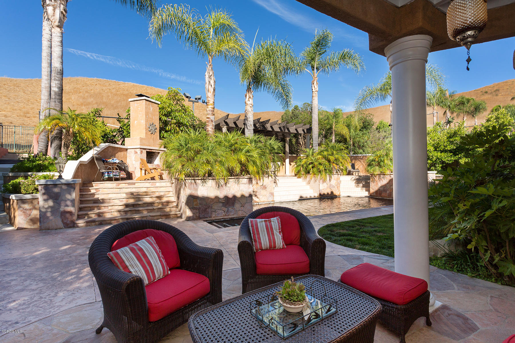 558 Rustic Hills Drive Simi Valley, CA 93065 - Photo 39 of 50 a view of an outdoor sitting area with furniture