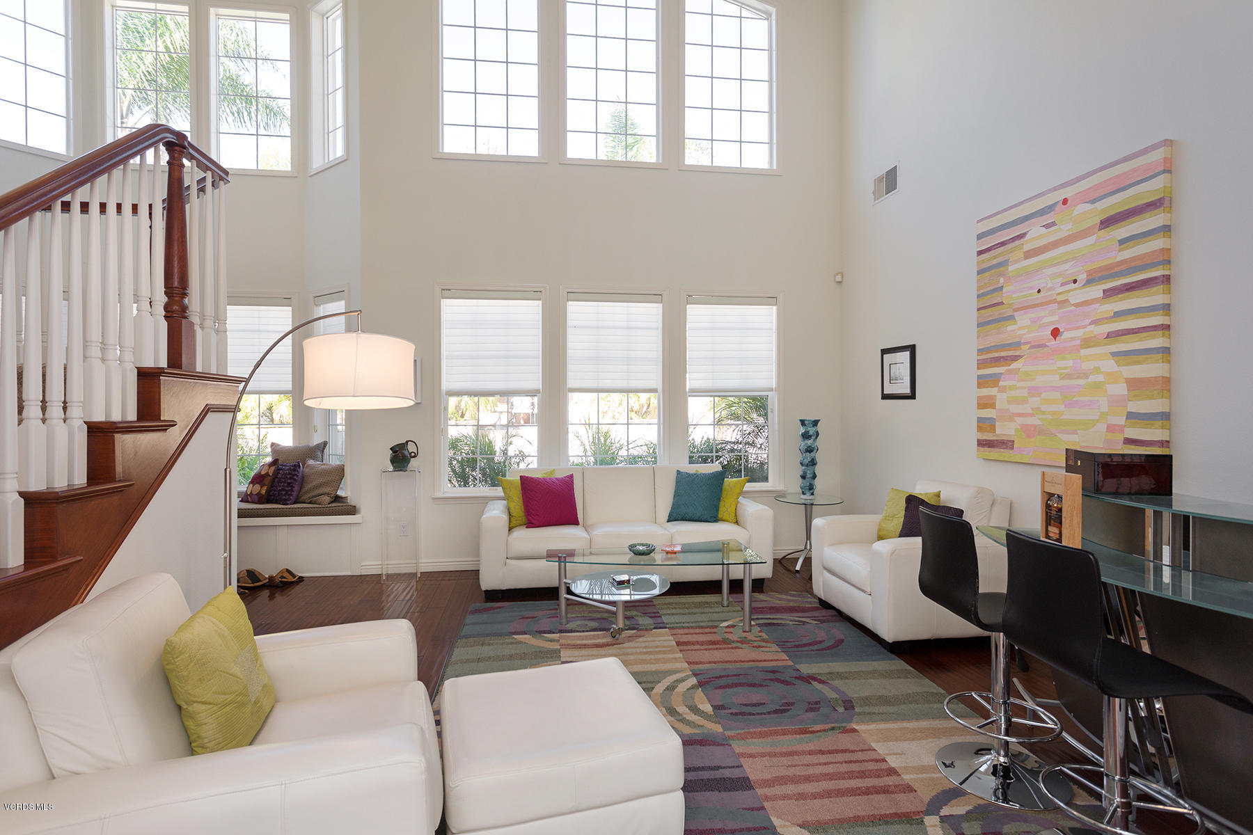 558 Rustic Hills Drive Simi Valley, CA 93065 - Photo 8 of 50 a living room with furniture or couch and a large window
