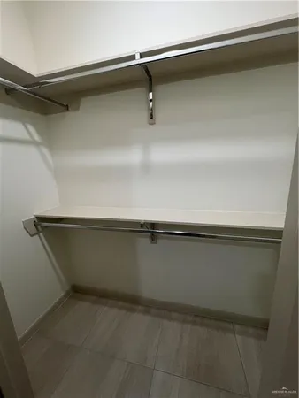 a close view of closet