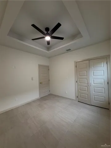 a close view of closet