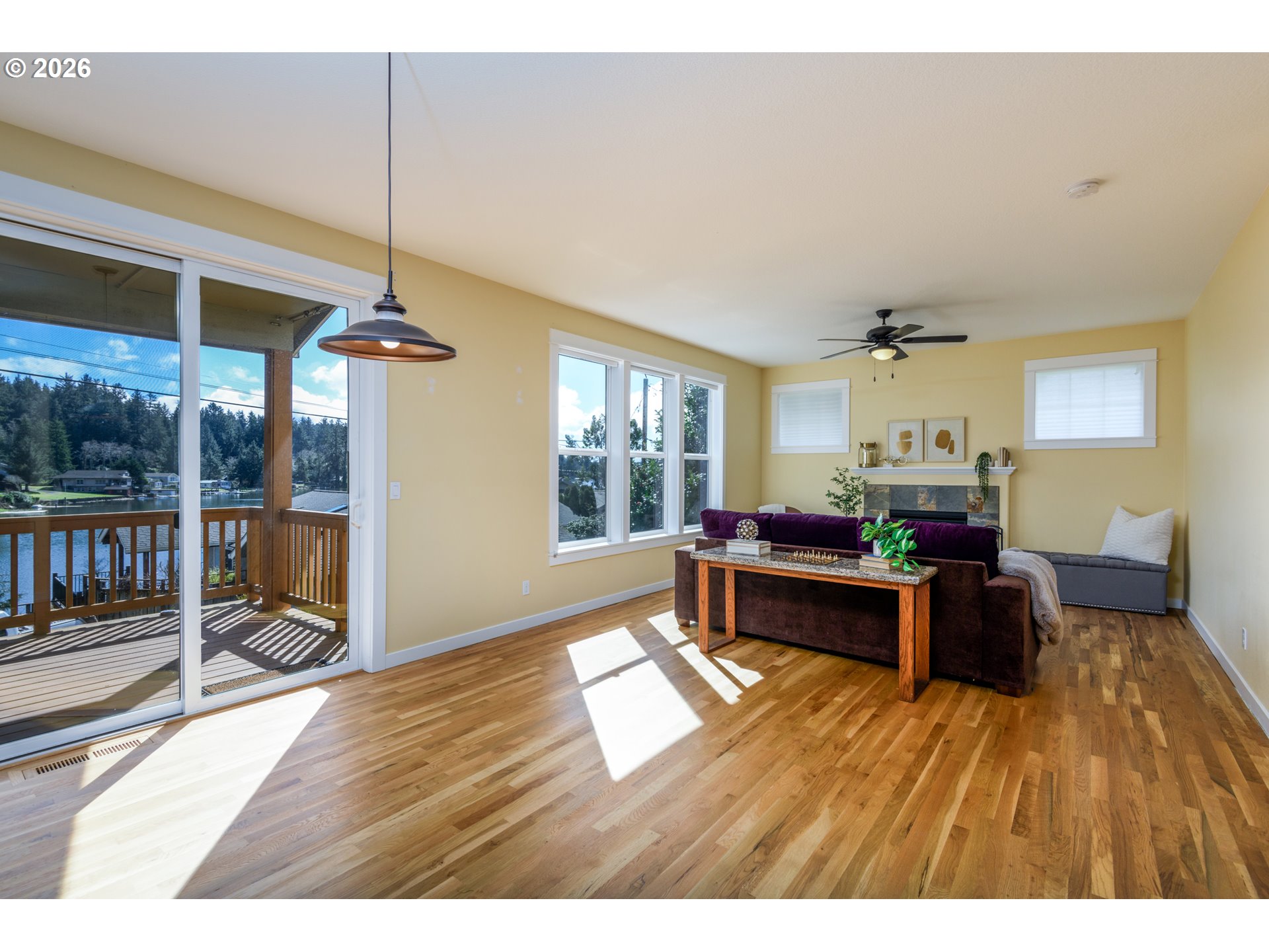 5300 Northeast 49th Street Neotsu, OR 97364 - Photo 13 of 48 a living room with furniture and a wooden floor