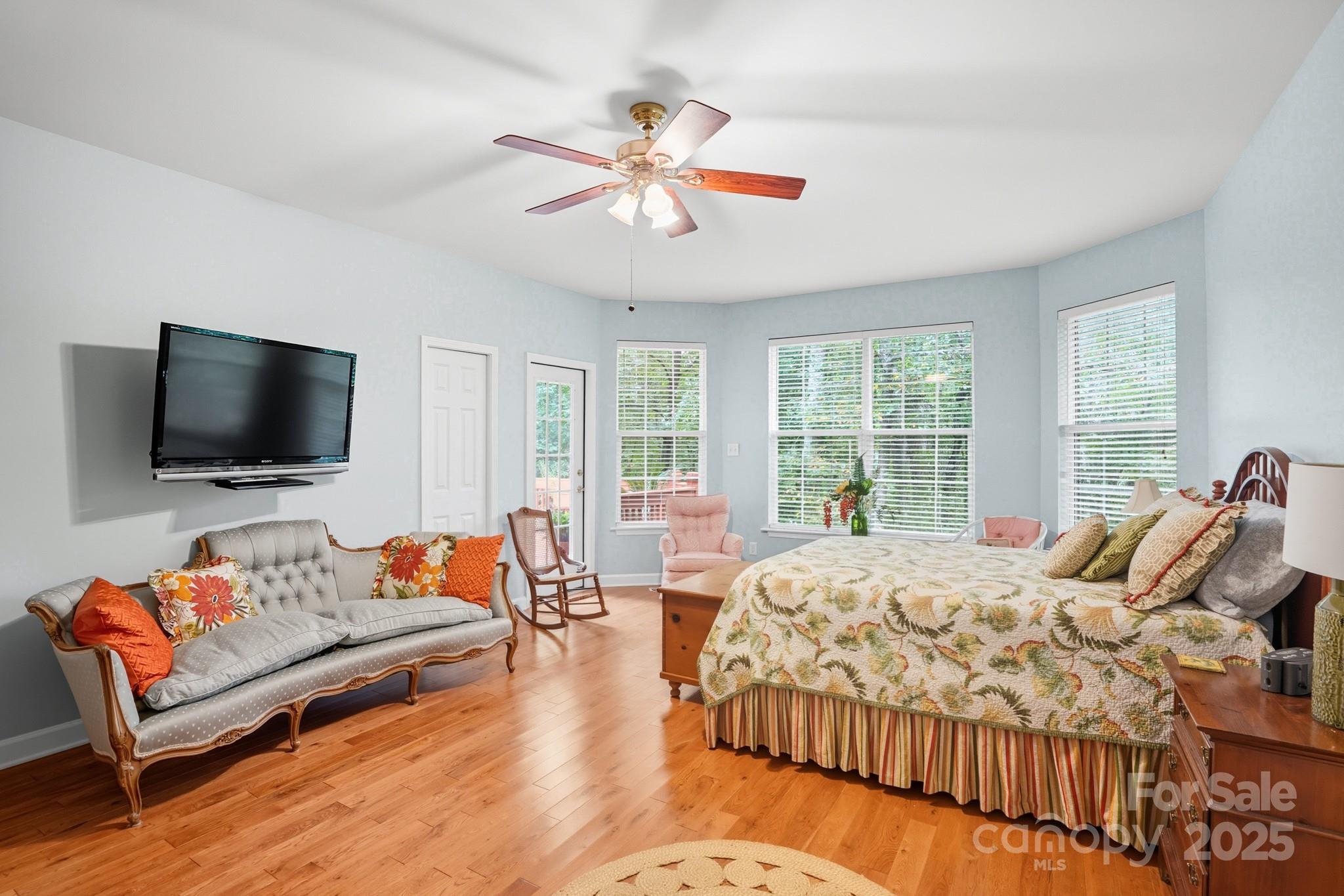 316 Brigadier Drive Clover, SC 29710 - Photo 17 of 47 a bedroom with furniture and a flat screen tv
