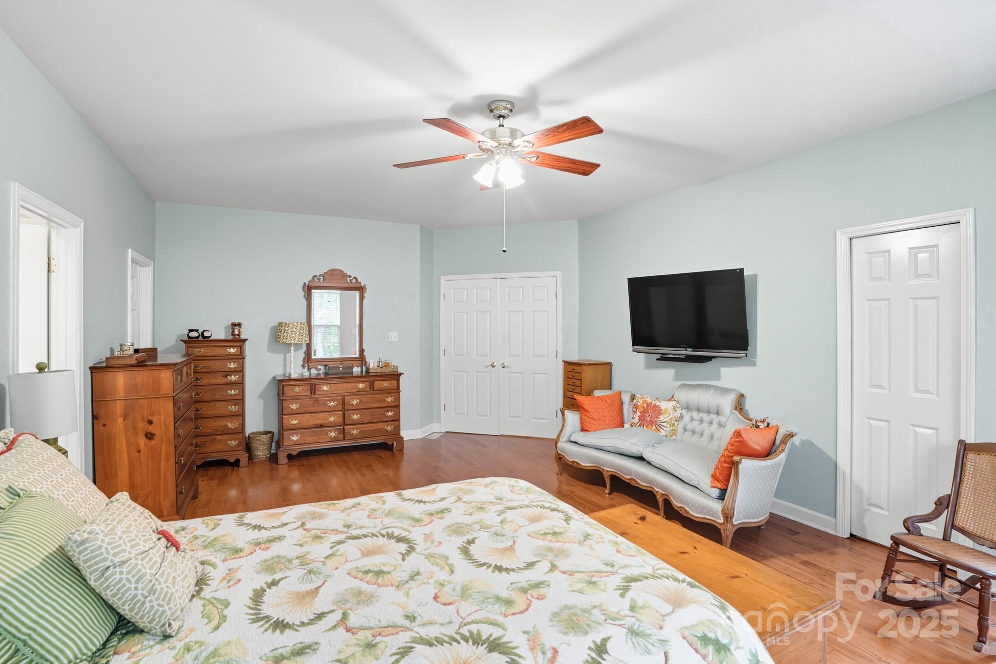 316 Brigadier Drive Clover, SC 29710 - Photo 19 of 47 a bedroom with furniture and a flat screen tv
