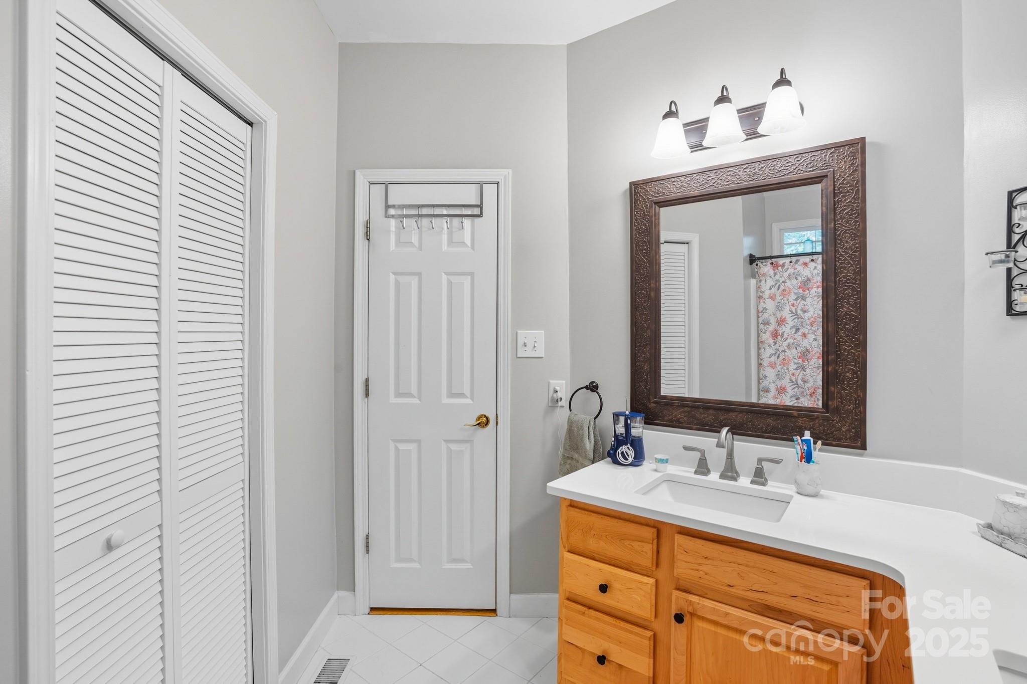 316 Brigadier Drive Clover, SC 29710 - Photo 30 of 47 a bathroom with a sink and a mirror