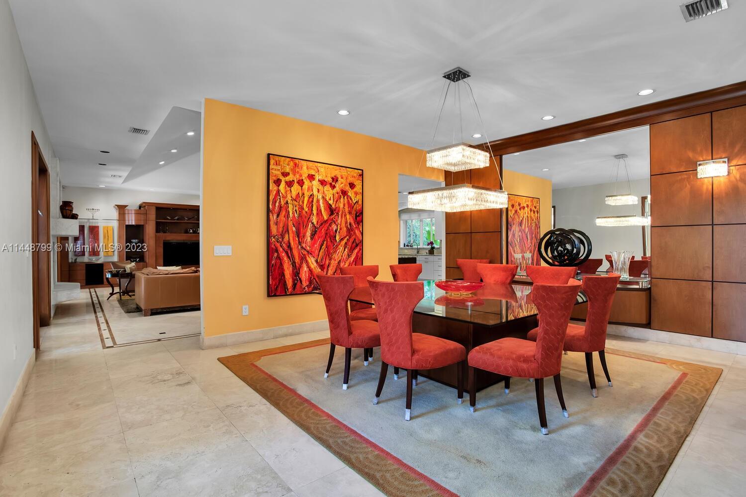9718 Southwest 58th Court Pinecrest, FL 33156 - Photo 7 of 35 a dining room with furniture and window
