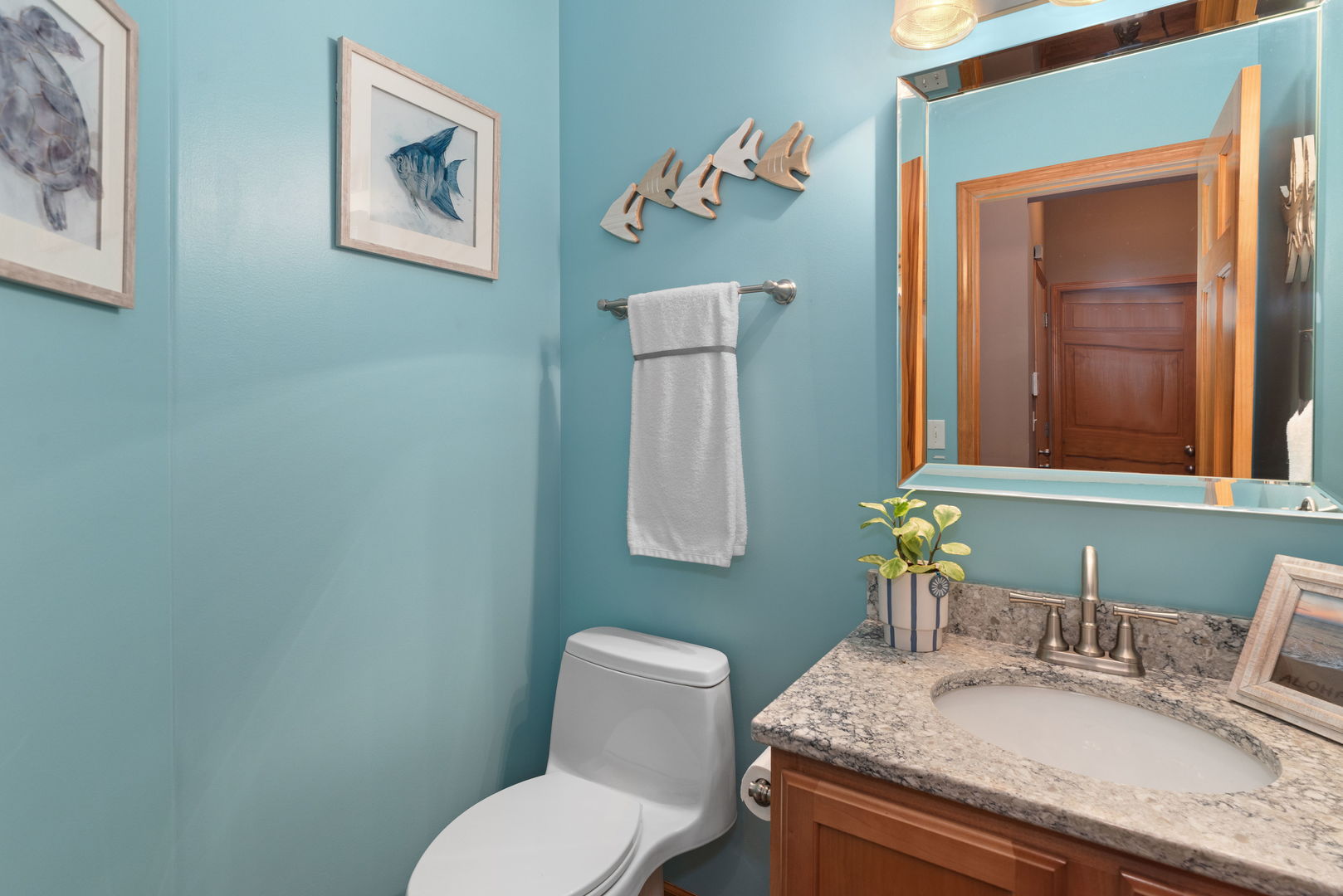 1476 Wildmeadow Road Round Lake, IL 60073 - Photo 12 of 37 a bathroom with a granite countertop toilet sink and mirror