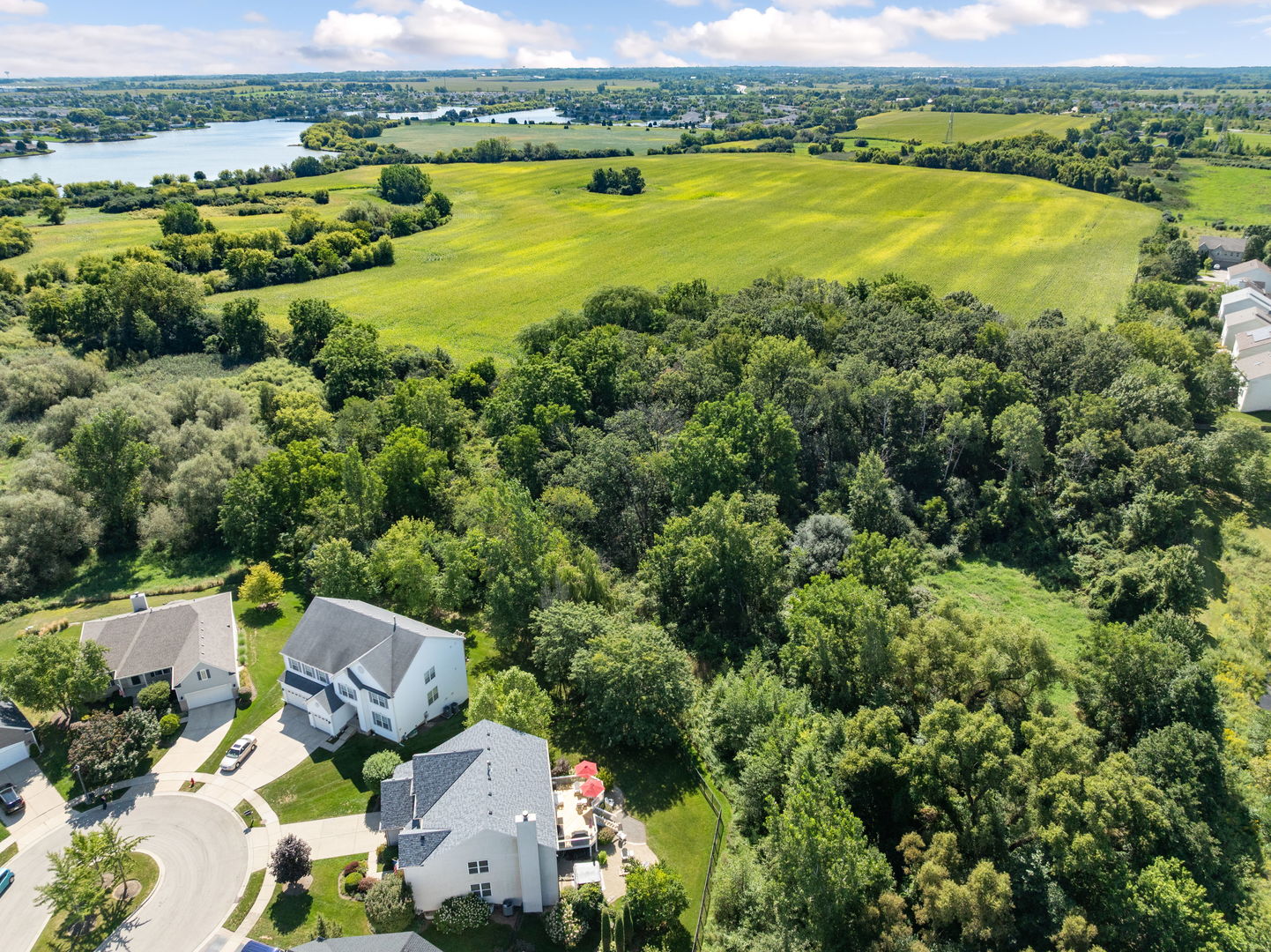 1476 Wildmeadow Road Round Lake, IL 60073 - Photo 29 of 37 an aerial view of ocean and residential houses with outdoor space