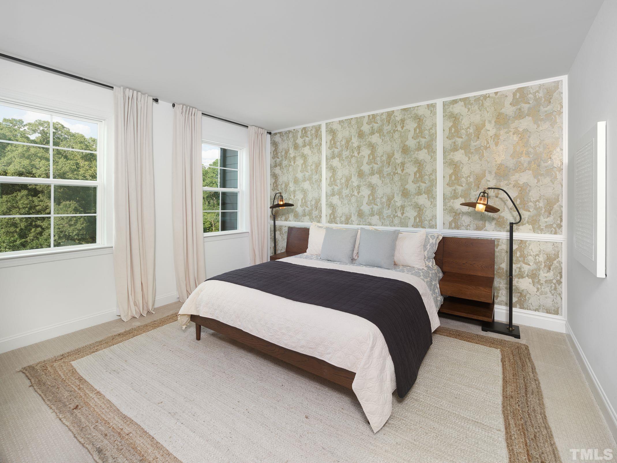 515 Bistre Drive, Unit 245 Cary, NC 27519 - Photo 6 of 16 a bedroom with a large bed and a window