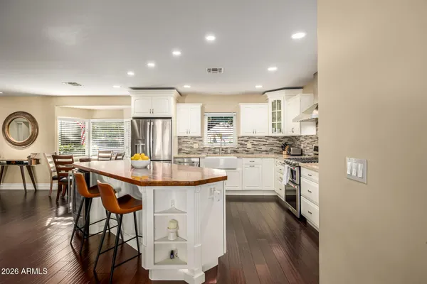 a sink with a mirror