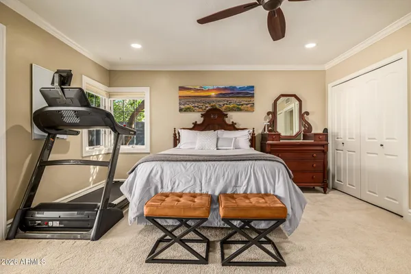 a view of a backyard with swimming pool