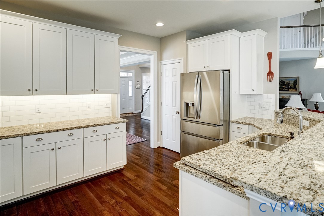 3606 Edenfield Road Midlothian, VA 23113 - Photo 19 of 67 Contemporary kitchen featuring white cabinetry, gr