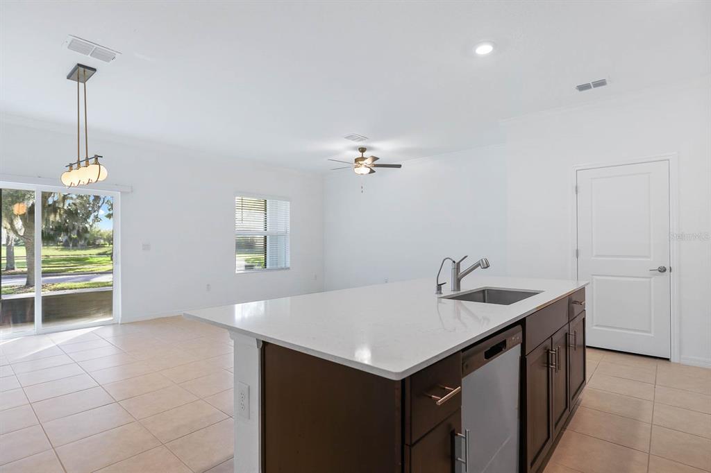 13755 Big Hawk Way Lithia, FL 33547 - Photo 12 of 33 a kitchen with a sink and chandelier