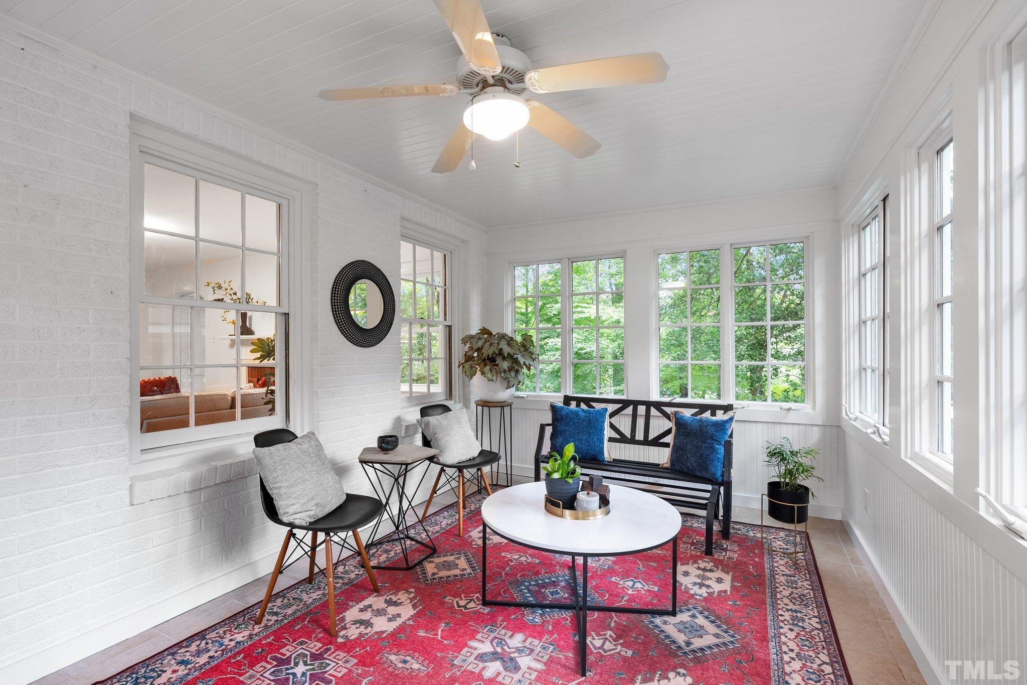 386 St Marys Road Hillsborough, NC 27278 - Photo 42 of 64 a living room with furniture and a large window