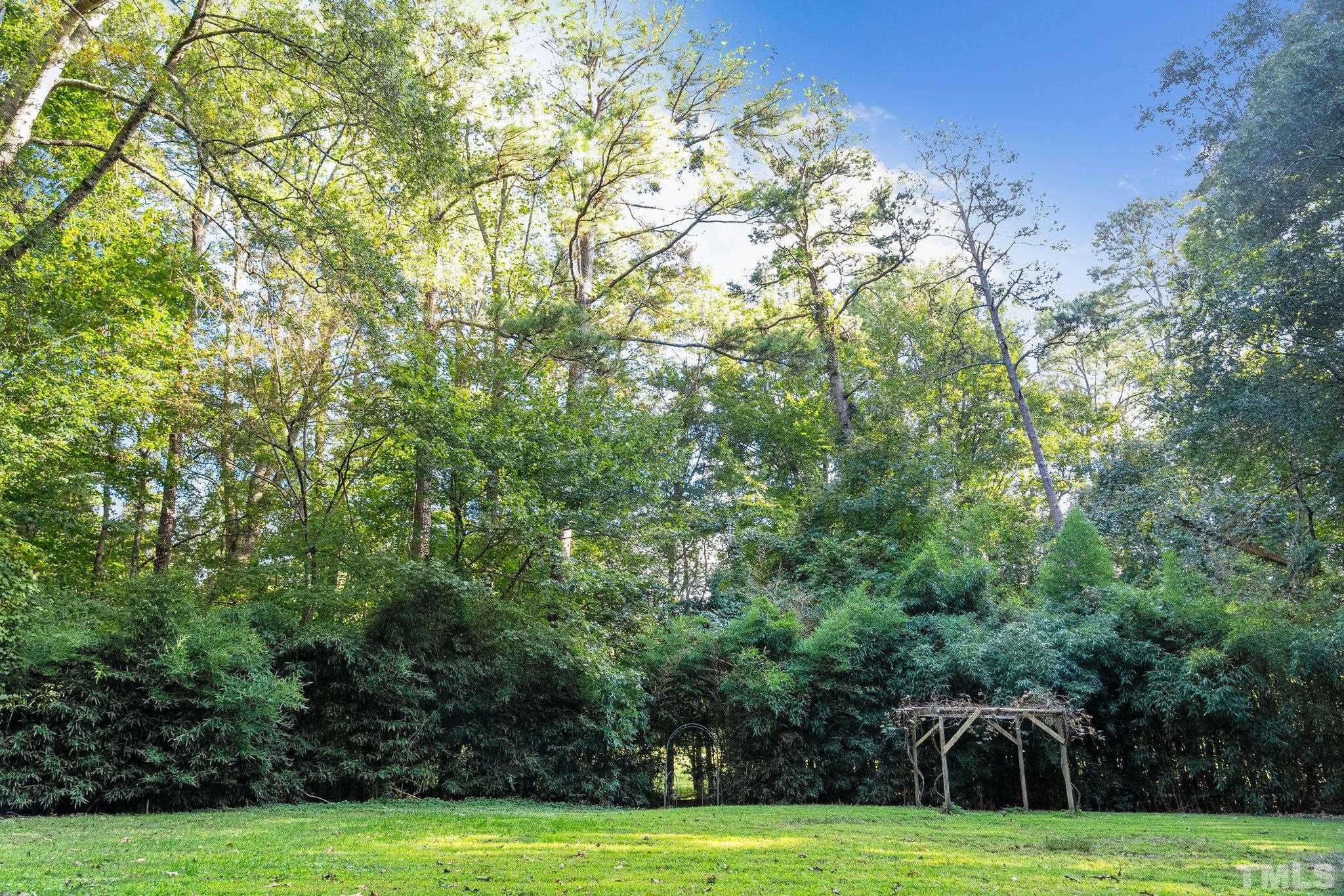 386 St Marys Road Hillsborough, NC 27278 - Photo 53 of 64 a view of a tennis ground with large trees