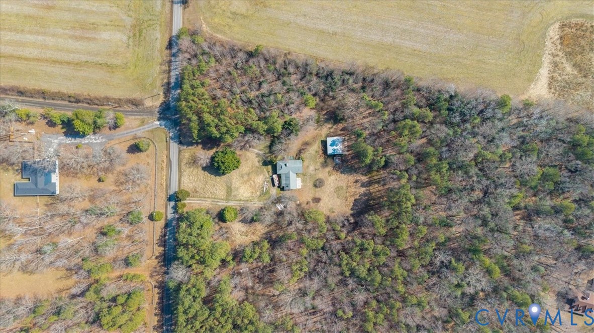 10401 Carriage Road Providence Forge, VA 23140 - Photo 20 of 30 a aerial view of a house with a yard
