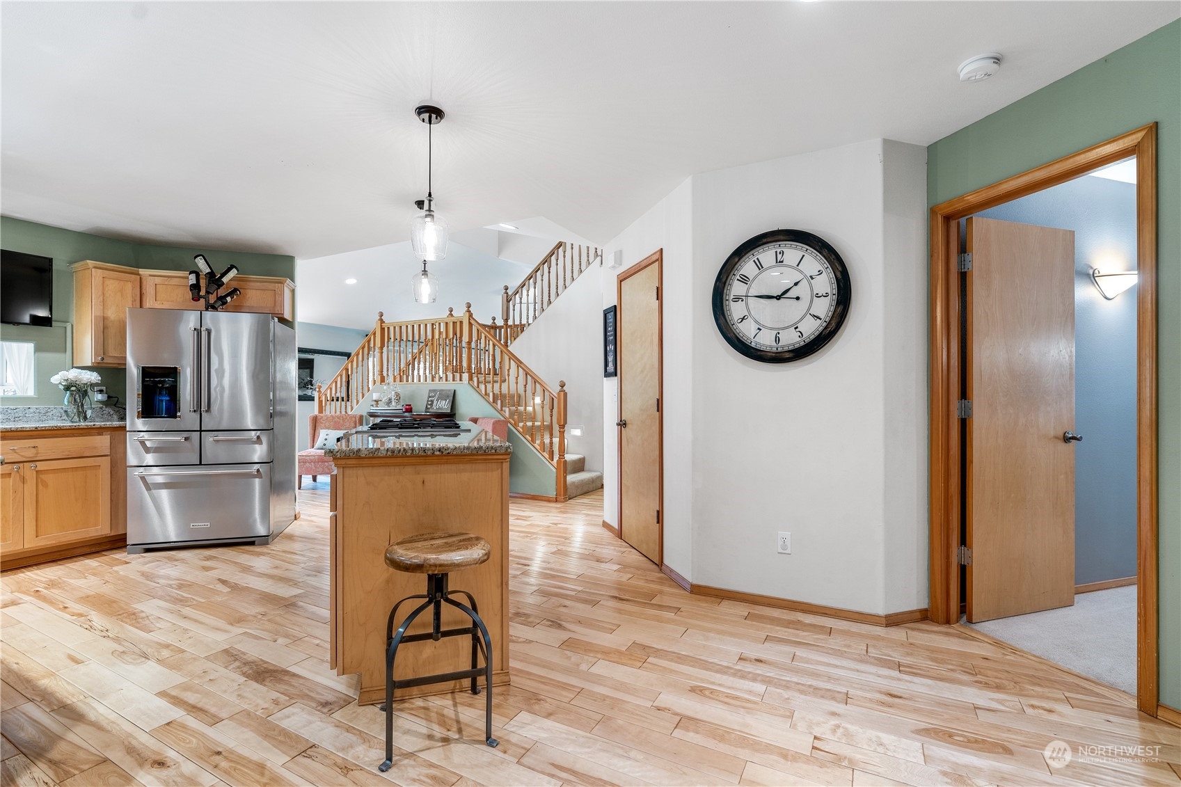 2109 Grove Road Northwest Olympia, WA 98502 - Photo 15 of 40 a view of a hallway with wooden floor