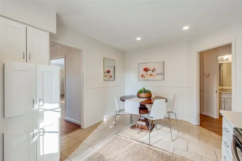 a workspace with furniture and window