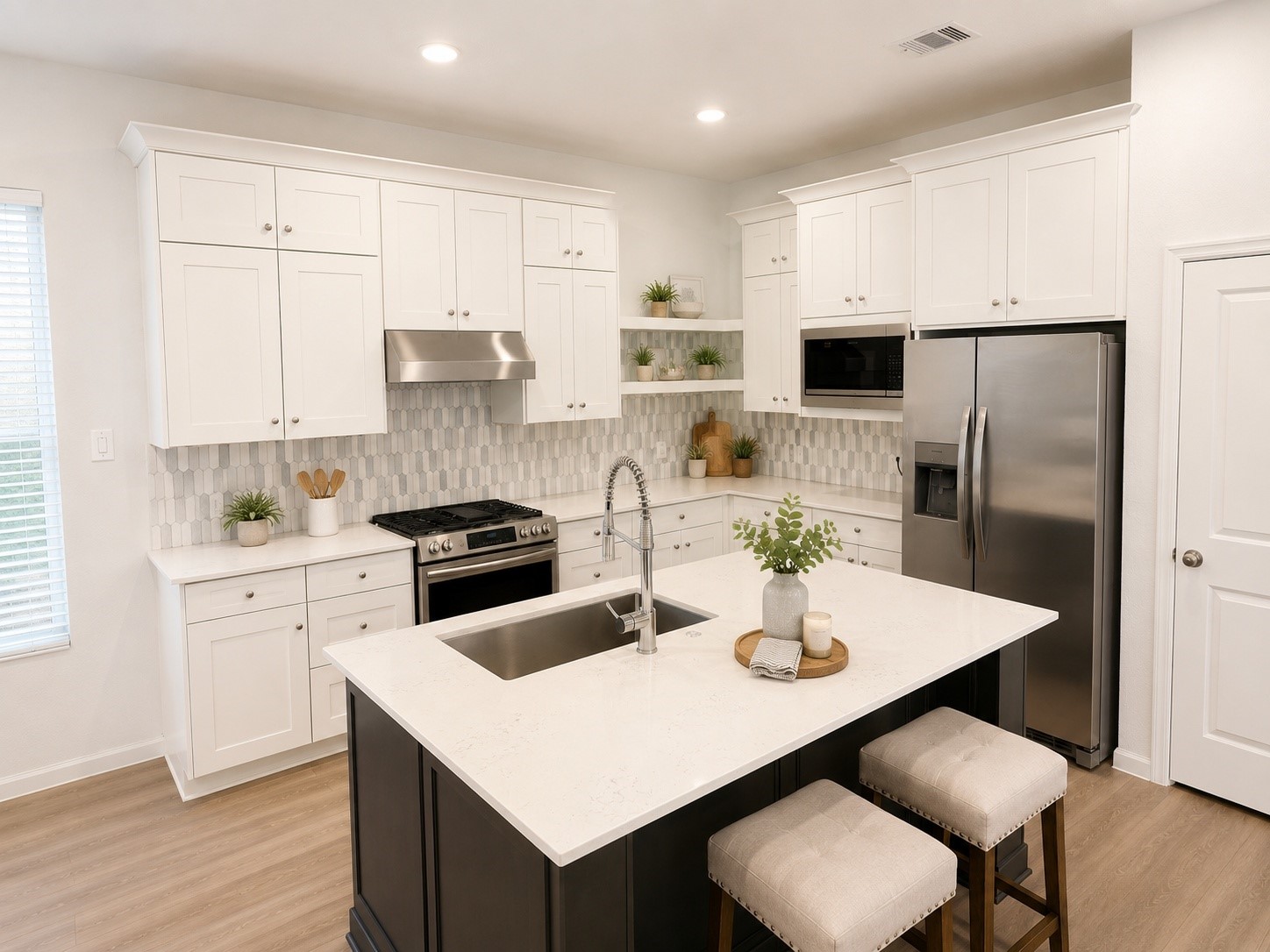 15520 Sunset Maple Court Conroe, TX 77302 - Photo 2 of 34 Staged Kitchen Area