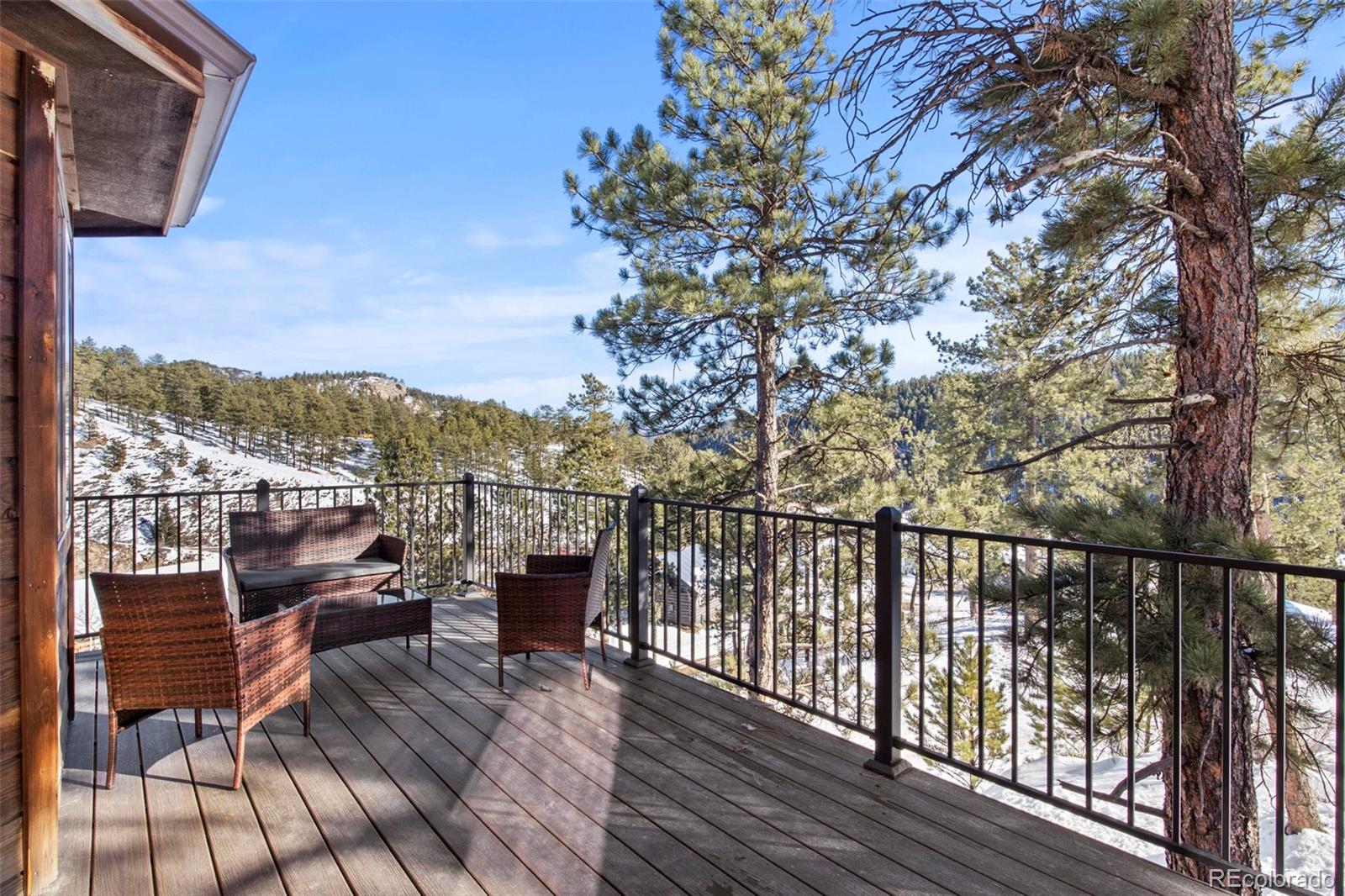 200 Virginia Road Bailey, CO 80421 - Photo 36 of 49 a view of balcony with chairs