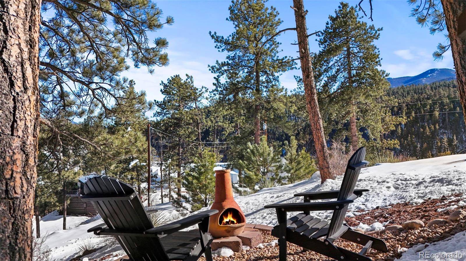 200 Virginia Road Bailey, CO 80421 - Photo 42 of 49 a view of outdoor space with seating
