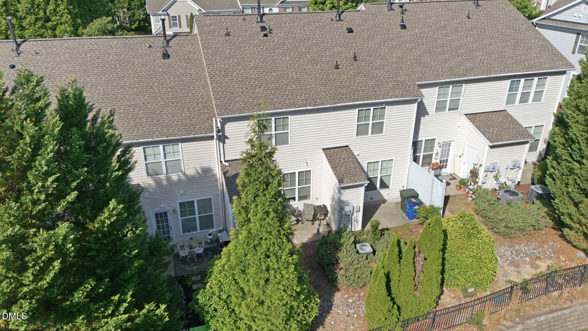 2827 Corbett Grove Drive Raleigh, NC 27616 - Photo 36 of 49 an aerial view of a house with a yard and garden view