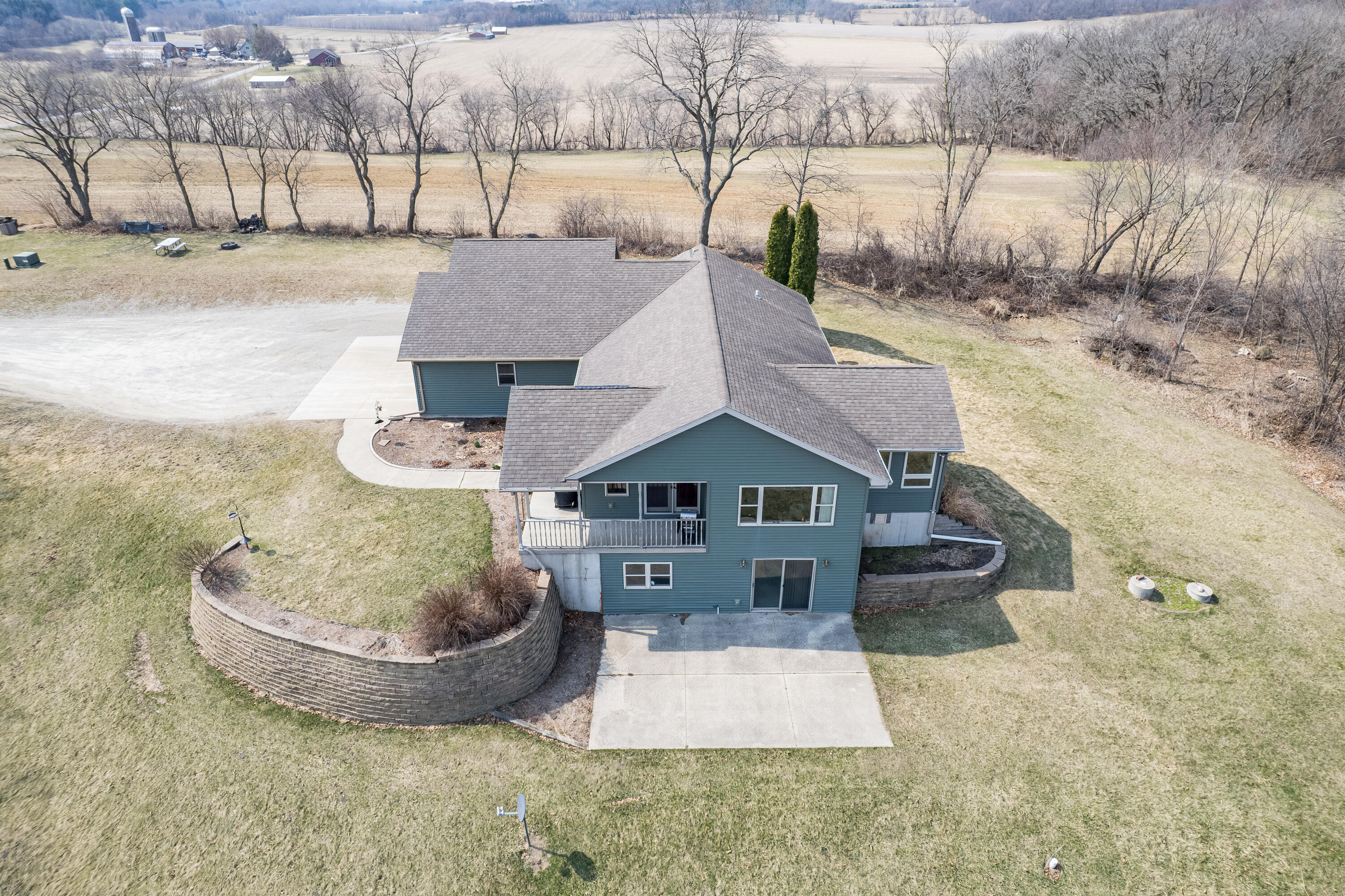 931 Canal Road Waterloo, WI 53594 - Photo 3 of 39 Walk-out Patio Doors & Patio