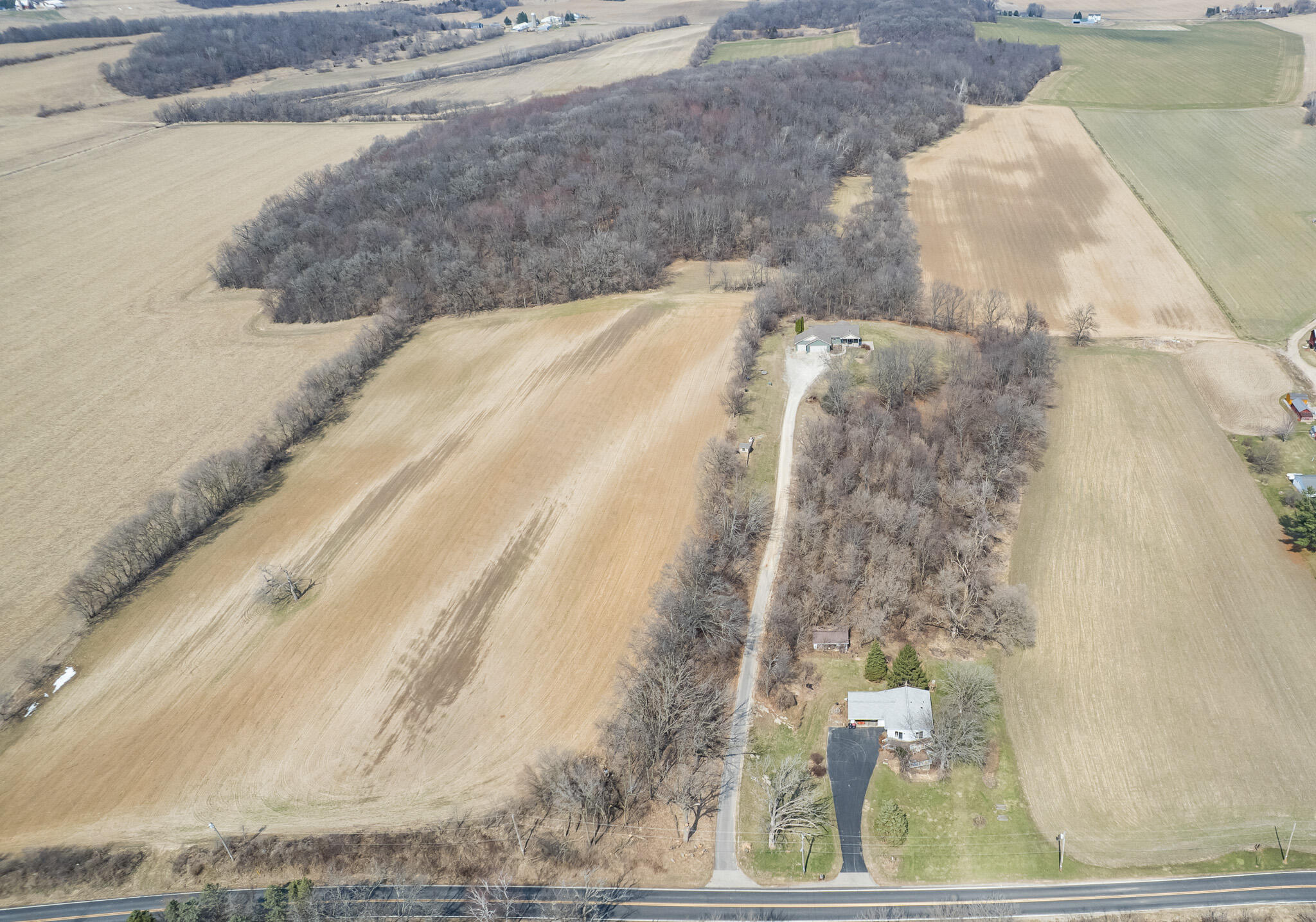 931 Canal Road Waterloo, WI 53594 - Photo 36 of 39 Property Overlooks the Countryside