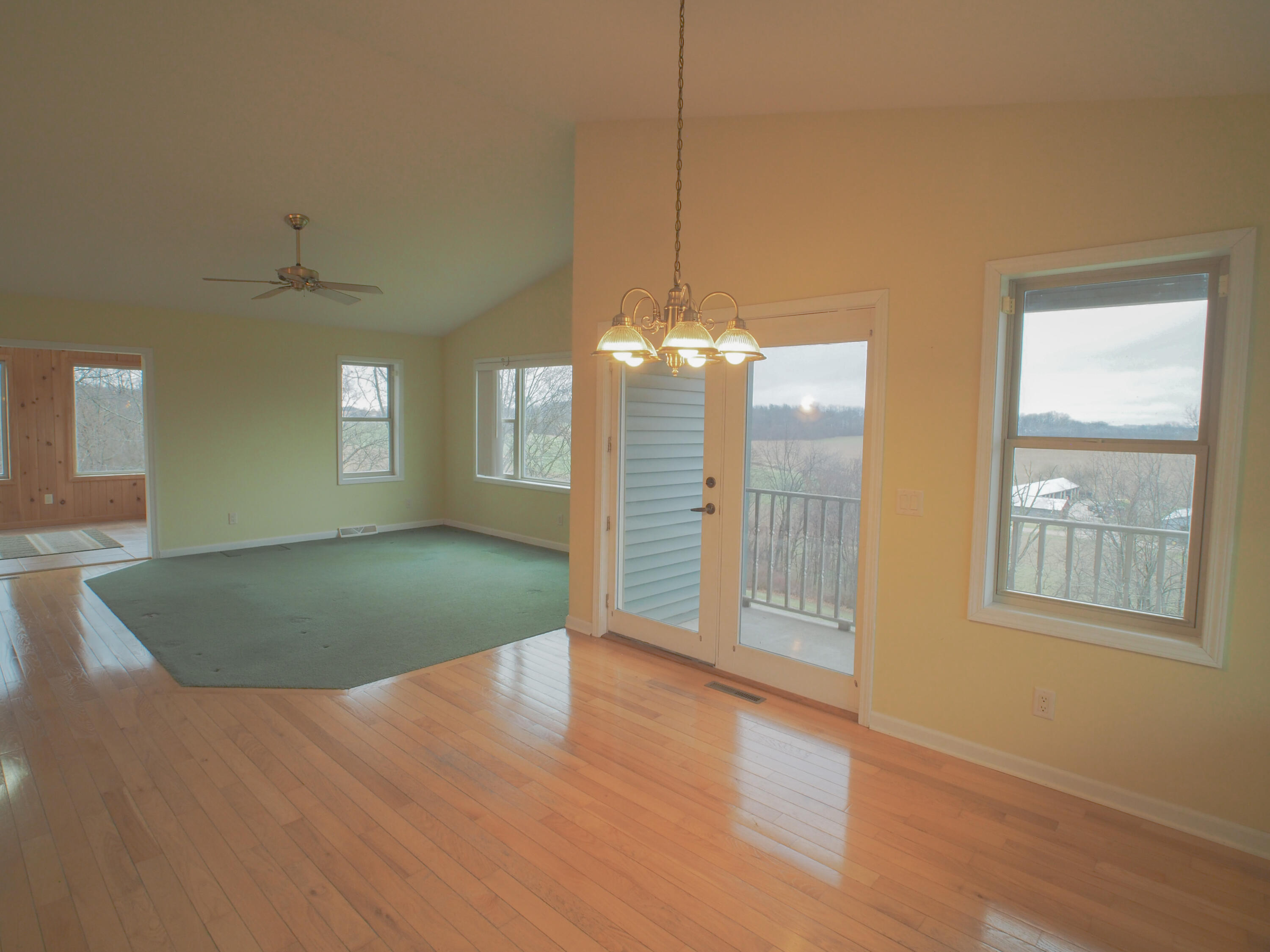 931 Canal Road Waterloo, WI 53594 - Photo 8 of 39 Dining Area with Patio Doors to Porch