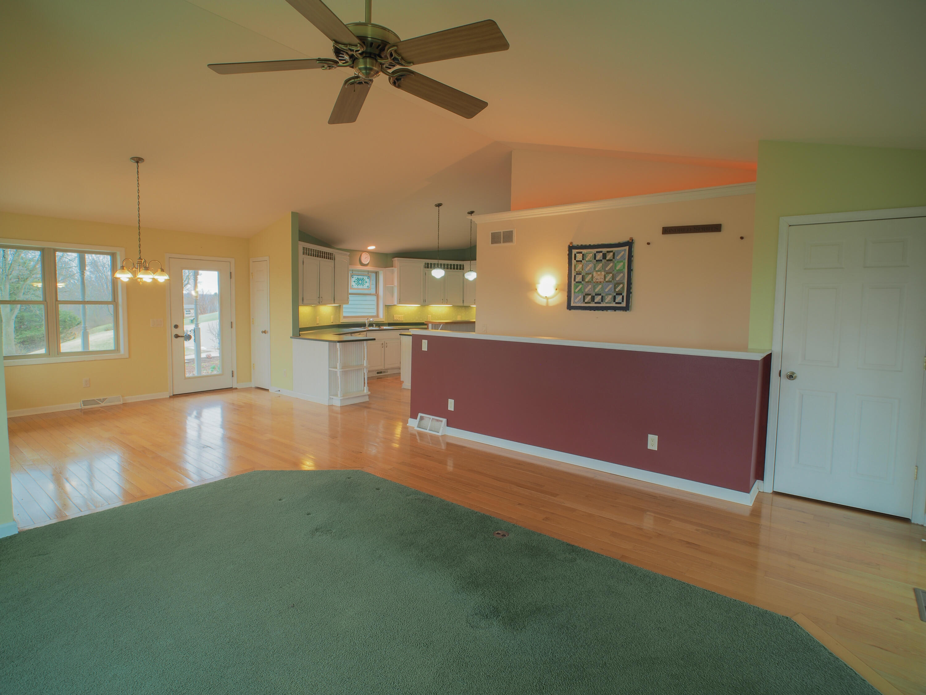 931 Canal Road Waterloo, WI 53594 - Photo 10 of 39 Living Room & Dining Area & Kitchen