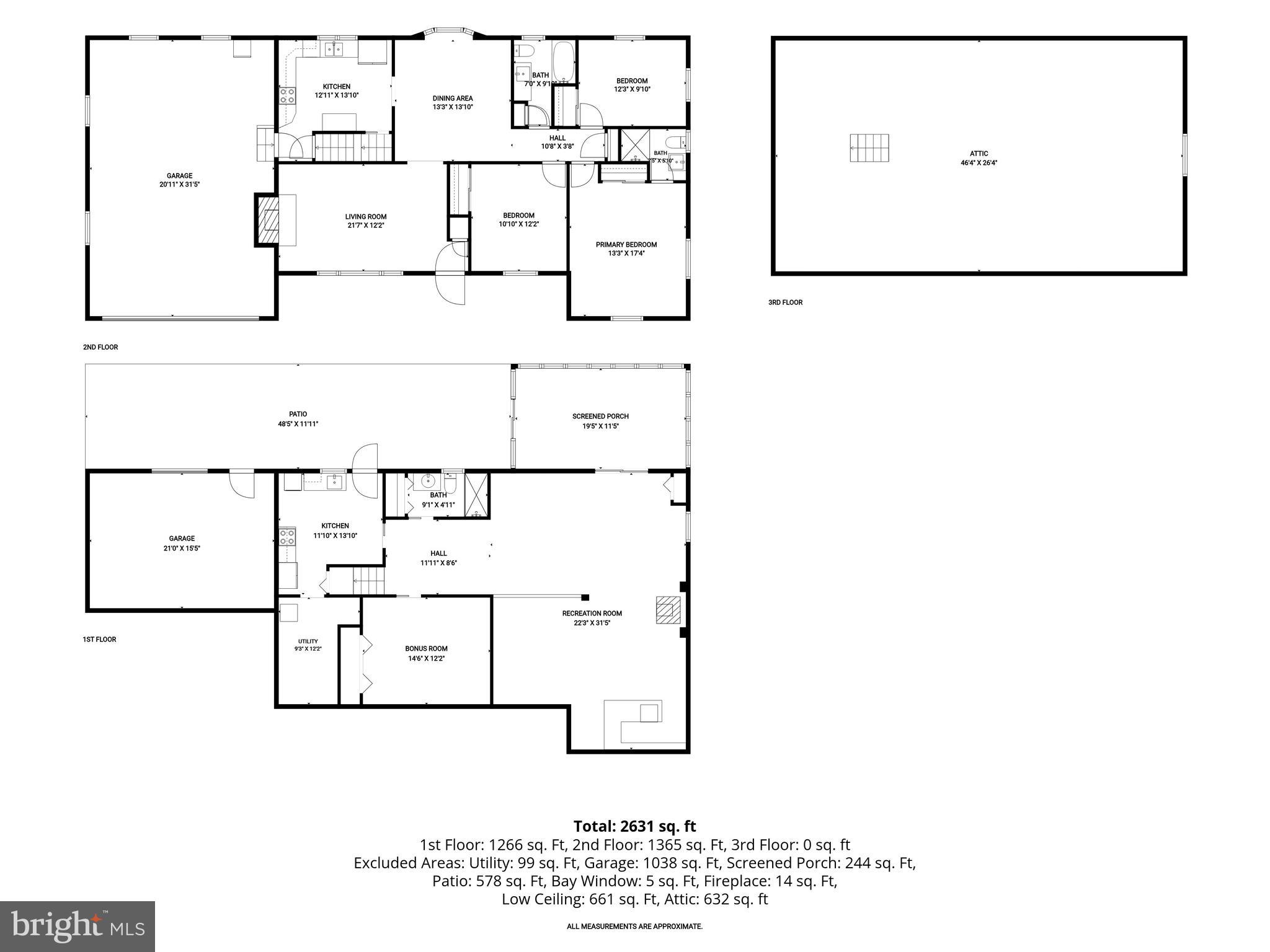 4311 Falls Park Road Perry Hall, MD 21128 - Photo 71 of 71 Combined Floor Plans