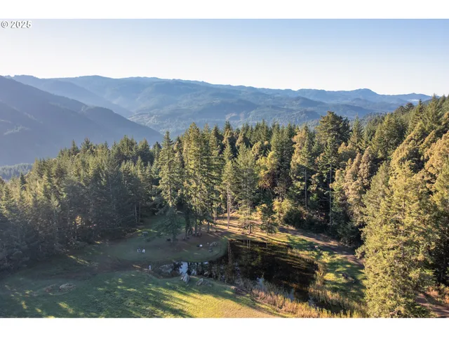 a view of a lake with a mountain
