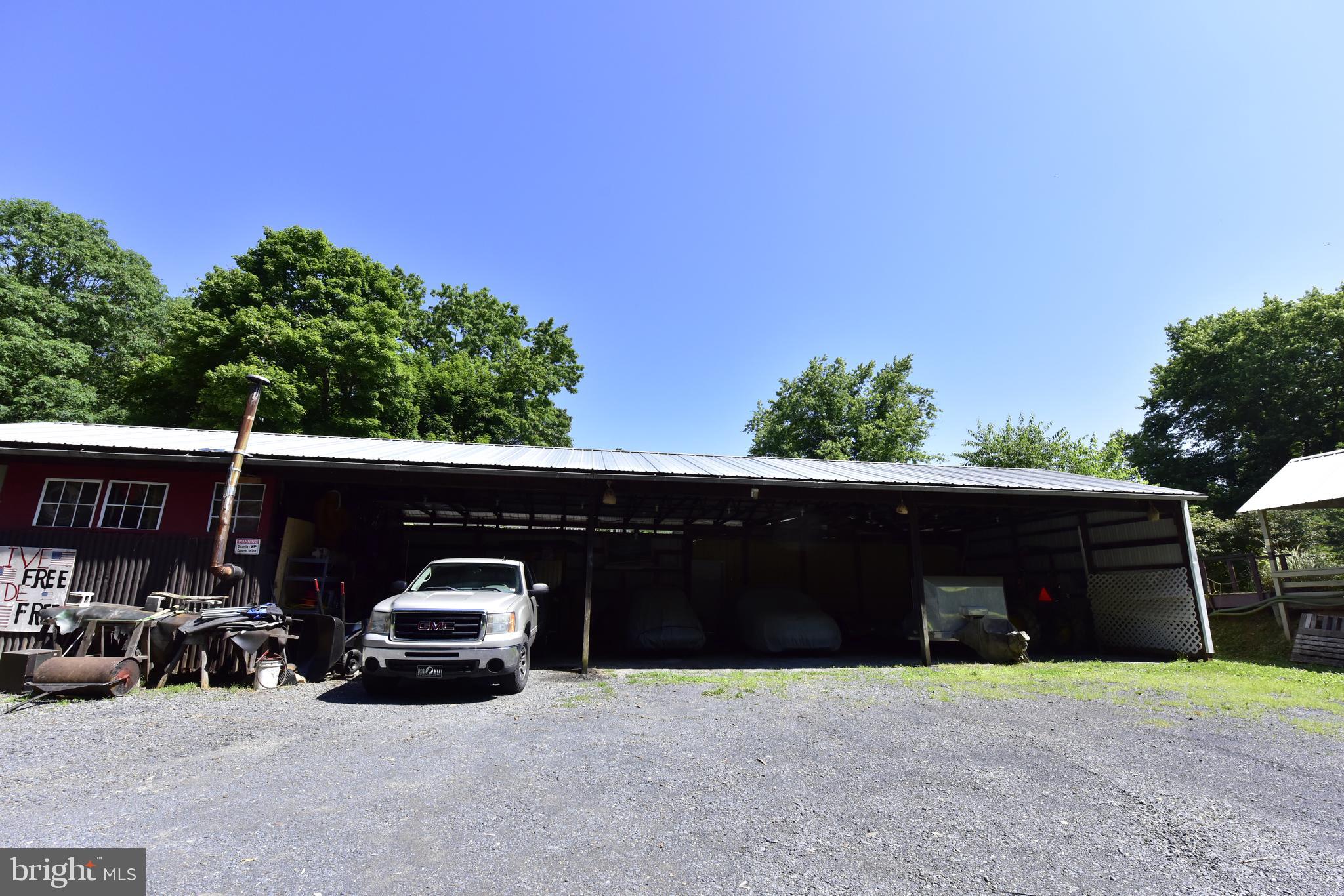 850 Bower Road Shermans Dale, PA 17090 - Photo 7 of 43 Large 85' open parking shed for 5 cars