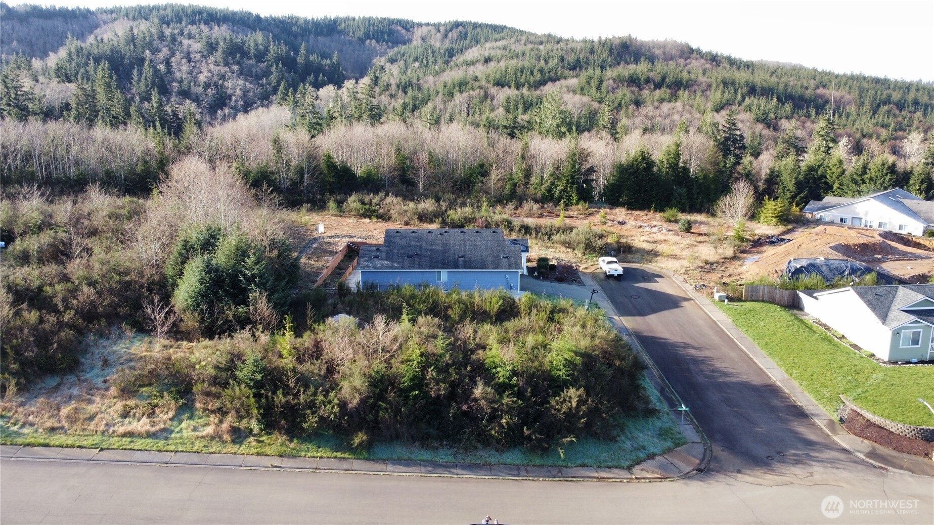 0 Curlew Court Hoquiam, WA 98550 - Photo 5 of 6 a view of a lake with a mountain