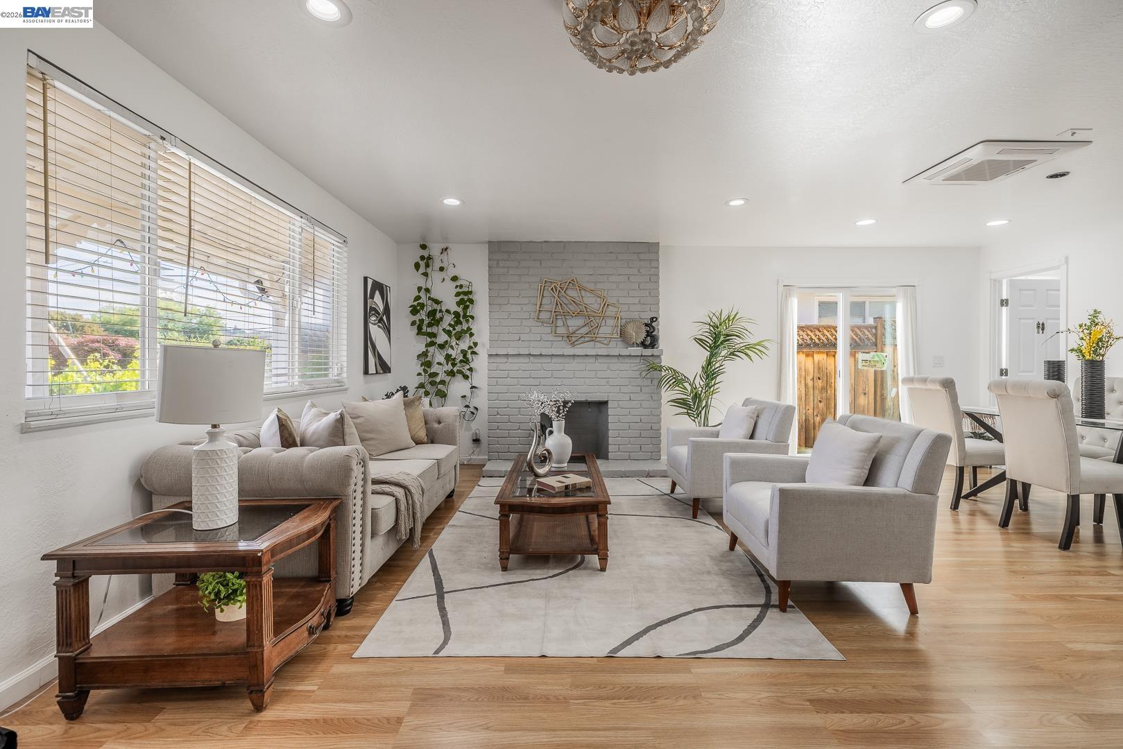 4032 Doane Street Fremont, CA 94538 - Photo 1 of 39 a living room with furniture and a fireplace