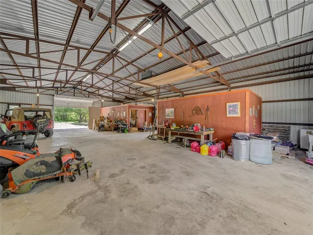 a view of a yard with an outdoor space