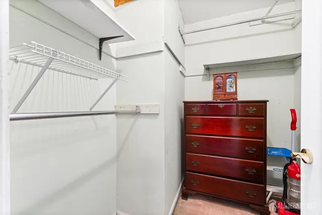 a view of a store room with stairs