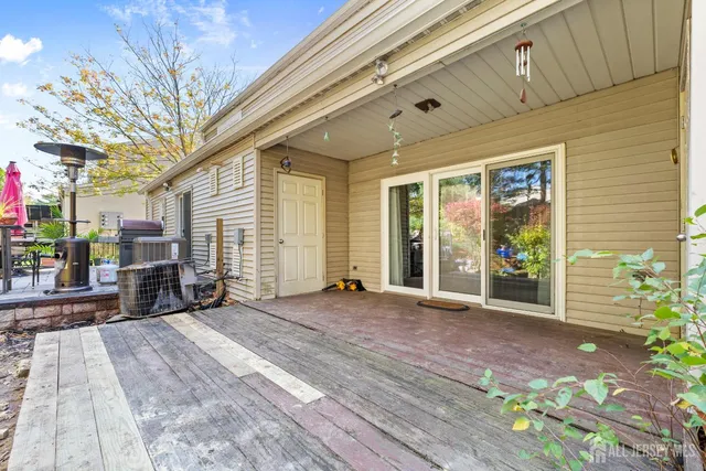 a view of a house with a patio
