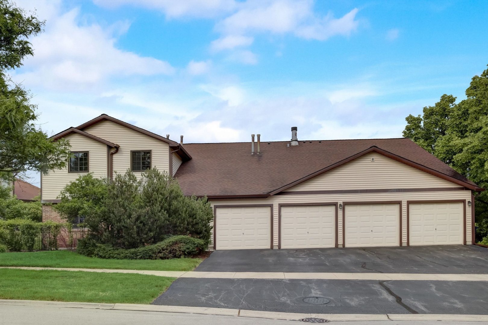 a house with a outdoor space