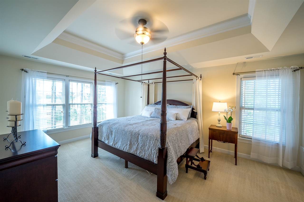 6033 Jones Farm Road Wake Forest, NC 27587 - Photo 24 of 30 Beautiful trey ceiling and ample natural light! Master Bedroom