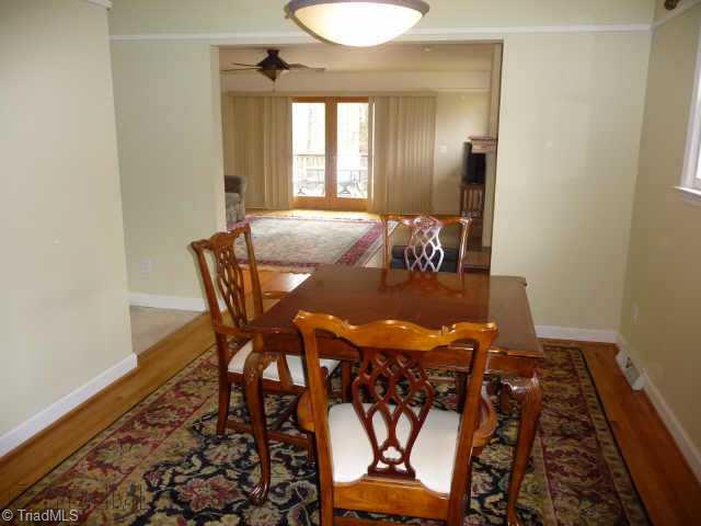 Other. Dining area off kitchen with HW floors