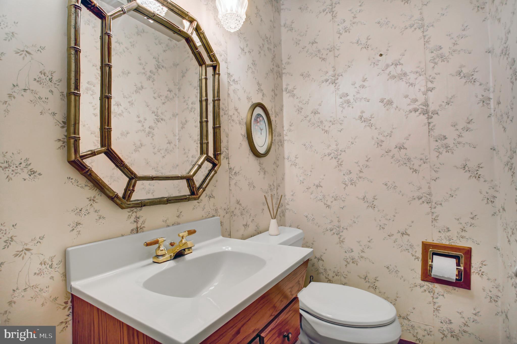 1602 Blackrock Road Swarthmore, PA 19081 - Photo 13 of 27 Main Floor Powder Room