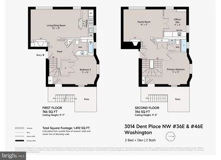 $889,500 | 3014 Dent Place Northwest, Unit 36E/46E, Washington, DC 20007